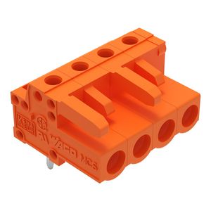 THT FE steker HA raster 5,08mm oranje 232-264 VVE=100