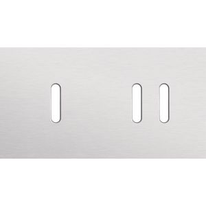 Tweevoudige afdekpl. horizontaal 71mm centerafstand een enke