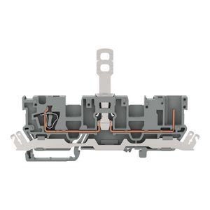 1-draads/1-pins scheidingsbasisklem afschermingsrail VVE=50