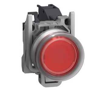 Pushbutton red boot and legend insertion Exp. atm.