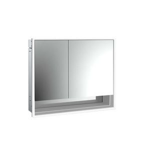 Spiegelkast Loft Bvak inbouw 800mm 2 deur Brede deur Re