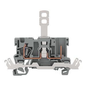 1-draads/1-pins scheidingsbasisklem afschermingsrail VVE=50