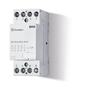 Magneetschakelaar 3M 1V 32A spoelspanning 24VUC