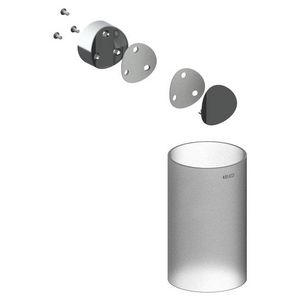 Kristallen inzetstuk mat los verchrd/wit 19964010008