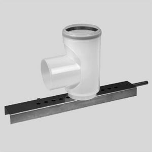 Bocht Rolux met schoorsteensteun PP120 Flex 110