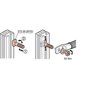 Hamerkopbouten M10 voor C-rail VVE=4