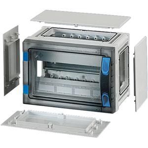 au. beh. 9 module BM1 wand Dicht Transparante deur PE+N