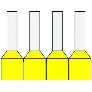 Haspel a 1000st. geisol. adereindhulzen 0,25mm² 8mm stand