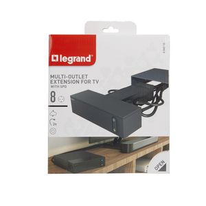 TV Corner 4x2P + A + 4x2P 2,5A zwart