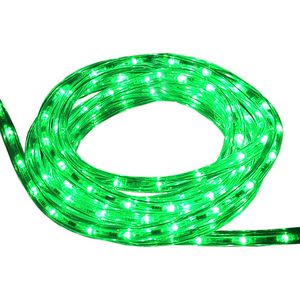 Verlichting Rope Light L=45m. 30Led/m 157.5W IP67 groen