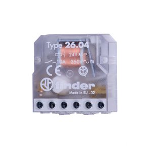 Impulsrelais 1M+1V 10A 24V AC