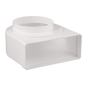 Overgangsstuk haaks Ø150mm-220x90mm