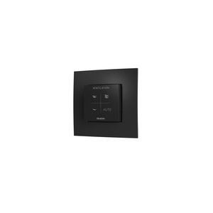 Vocht ruimtesensor met bediening RF/W zwart