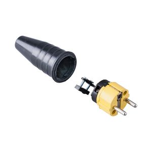 Volrubber contactstop 16A 250V bus/randaarde blok VVE=10