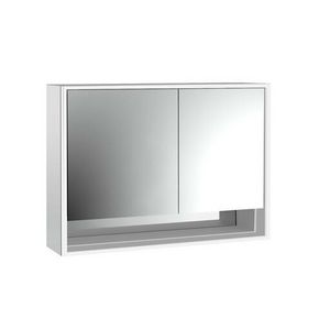 Spiegelkast Loft Bvak opbouw 1000mm 2 deur Brede deur Li