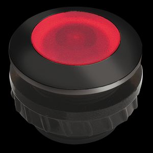 Deurcontact LED inb steekcontacten IP54 zw/alu.rand VVE=3