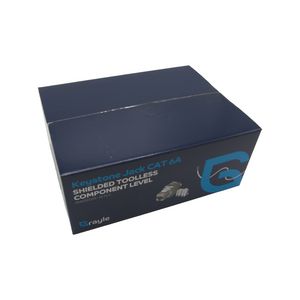 KSJ CAT6A/7A "Short Width" Full-Sh 180gr Toolless