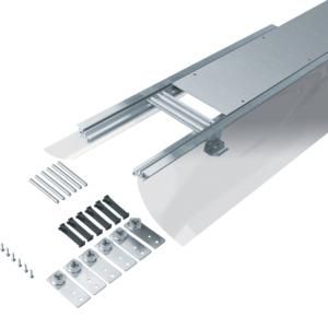 Vloergoot bovenliggend flexibele wand 200x105-150mm VVE=2