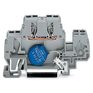 Moduleklem 2-etage varistor grijs VVE=25