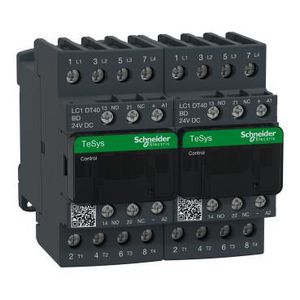 Omkeercont. 40A 4M/HCM+V Mechanisch verg. -Stuurspannin D