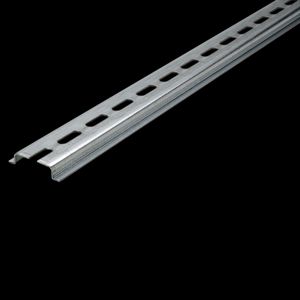 Lengte a 2mtr. DIN-rail TS35SL staal verzinkt