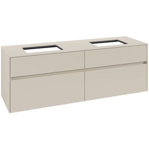Wastafelonderkast Collaro 1600x548x500mm Cashmere Grey C123B0VN