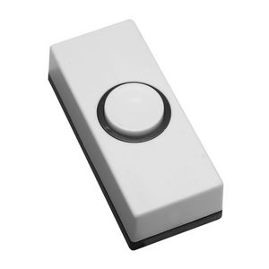 Beldrukker wit opbouwmontage blister met witte knop VVE=10