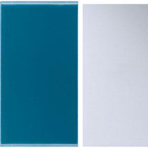 Afdekking LS-aluminium plexigl.m.tekststrook