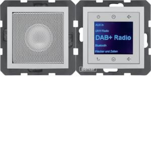 Radio Touch met luidspreker DAB+ berker S.1/B.3/B.7 alu mat
