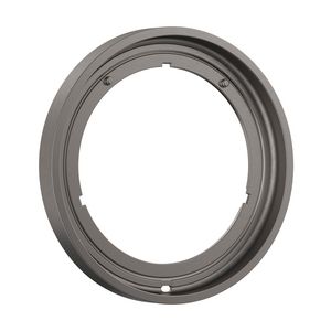 Kraanrozet AX ShowerSelect ID verlenging rond 5mm Brushed Black Chrome