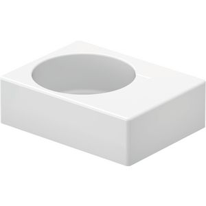 SCOLA #068460 wastafel 615mm wit zonder kraangat met overloop