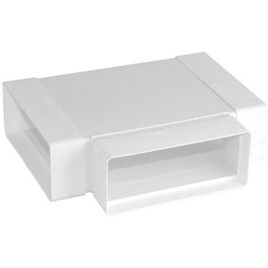 T-Stuk horizontaal 90° 220x90mm
