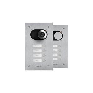 Switch RVS deurbelpaneel met 4 drukknoppen