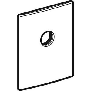 Afdekplaat voor 151.120 RVS