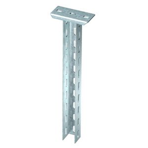 Hangprofiel met vastgelaste kopplaat 50x50x1000 staal zink