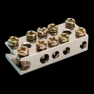 Radiatorklem (H) 2x25 + 3x6mm² schuine zij-inleg