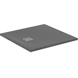Douchebak Vierkant 900x900x30mm Betongrijs Ultra Flat S +