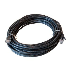 Patchkabel / netwerkkabel CAT5e UTP PVC molded zwart 10meter