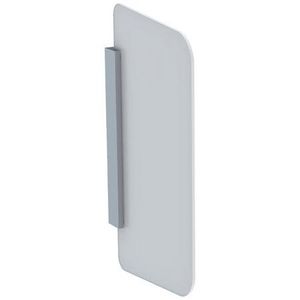 Urinoirschot veiligheidsglas (ESG) antraciet