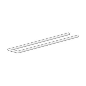 Houder voor handdoekhouder vast 493x85x13mm chr