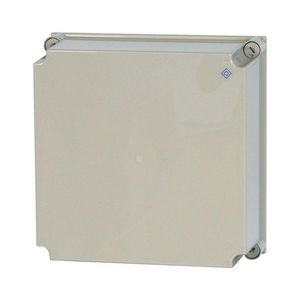 Deksel CI HxBxD=375x375x100mm met deur transparant