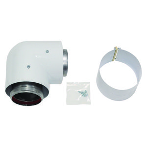 Bocht 87° 80/125mm alu