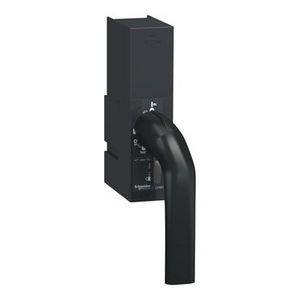 Direct front rotary handle FuPacT GS50 to GS160 black handle