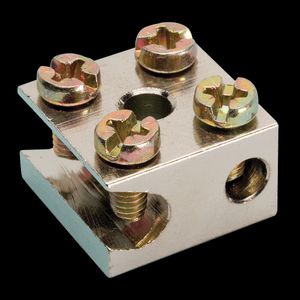 Radiatorklem (F) 1x25 + 1x6mm² schuine zij-inleg