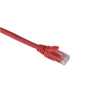 Netwerkkabel / patchkabel CAT6 U/UTP mol. LSZH w/c comp. rood 7.5mtr.