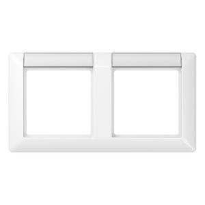 Afdekraam 2-voudig horizontaal wit AS