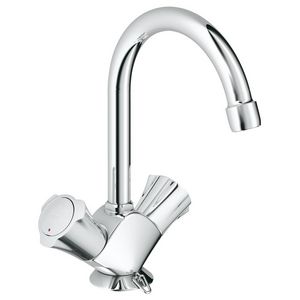 PROMO Costa-l wastafelkraan chroom draaibare uitloop 137mm met ketting (21337001)