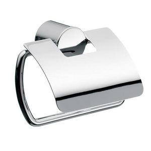 Rondo II closetrolhouder met klep chroom