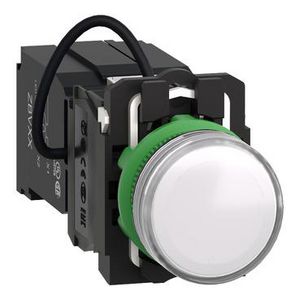 Signaallamp Ø22mm LED 400V AC Wit Harmony XB5