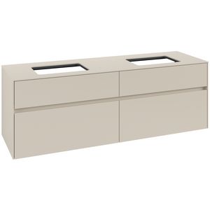 Wastafelonderkast Collaro 1600x548x500mm Cashmere Grey C12300VN